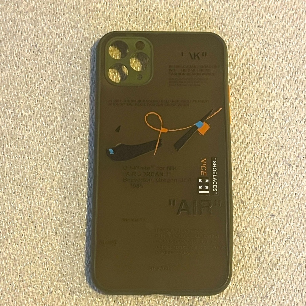 Camo Off-White iPhone 11 Pro Max Case
